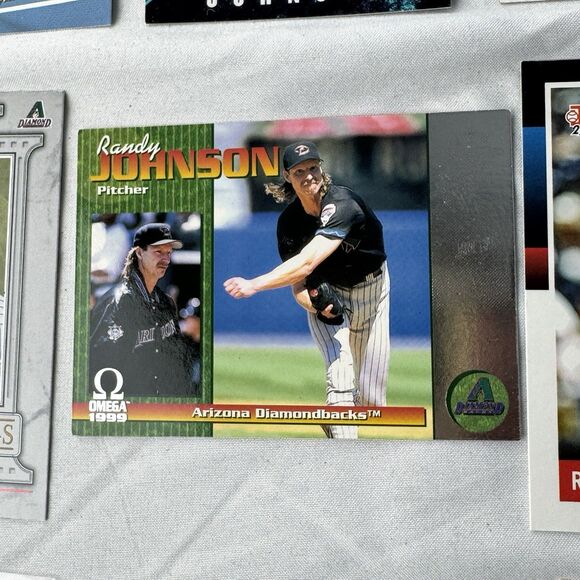 Randy Johnson 12 Card Lot NM Rookies Bunt Diamond Kings Omega Panini - Picture 8 of 13